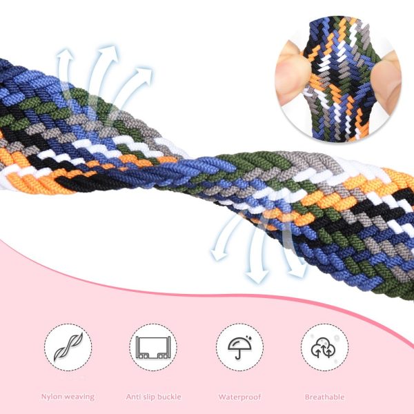 20mm Universal nylon braid strap - Rainbow Fashion