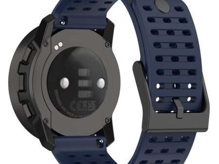 22mm silicone strap for Suunto watch - Midnight Blue Online