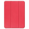 iPad 10.9 (2022) tri-fold leather case - Red For Discount