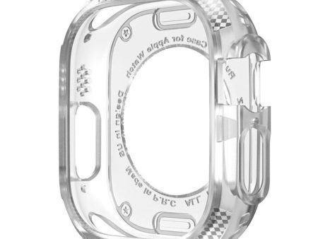 Apple Watch Ultra transparent carbon fiber style cover Supply