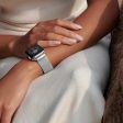 Apple Watch Series 41mm - 40mm - 38mm Metal Strap Watchband - Silver Hot on Sale