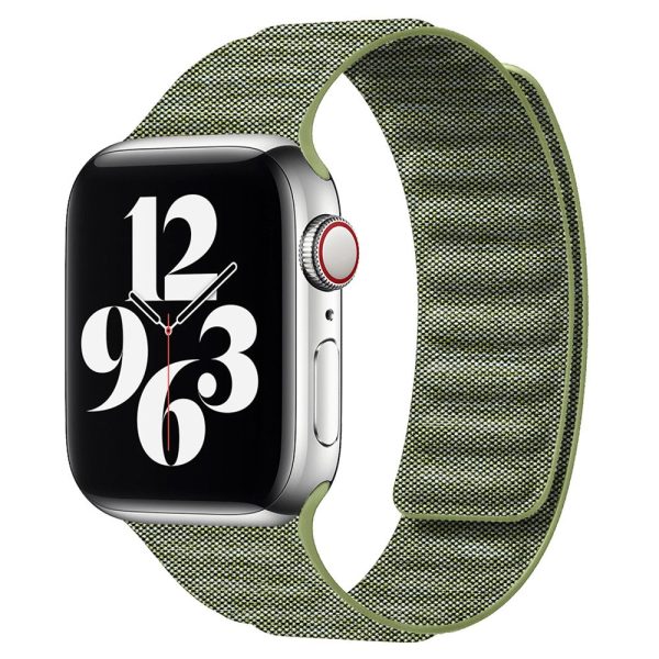 Apple Watch Series 9 41mm denim cloth style strap - Green For Cheap