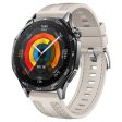 22mm Strap Huawei Watch GT 5 Pro 46mm   GT 5 46mm   GT 4 46mm Universal Silicone+Nylon Watch Band - Starlight Hot on Sale