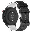 20mm Universal dual color football pattern style strap - Black   White Online now