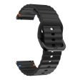 20mm Silicone Band Garminactive 5   Garmin vivoactive 5   Venu Sq Wave Design Watch Strap - Black Online now