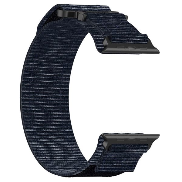 Apple Watch Series 49mm - 45mm - 44mm - 42mm Fastening Watchband Nylon Strap - Blue Discount