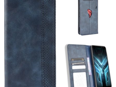 Bofink Vintage Asus ROG Phone 3   3 Strix leather case - Blue Supply