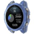 Garmin Fenix 8 47mm Flexible Case Drop-Proof Half Guard Watch Case Cover - Transparent Blue For Cheap