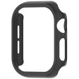 Apple Watch Series 10 46mm Half Coverage Hollow-Out Protective Cover Bump Resistant Watch Frame Case - Black Sale