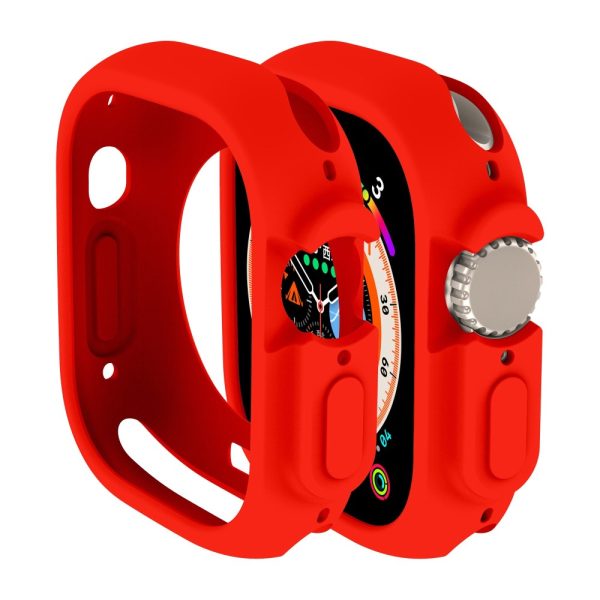 Apple Watch Ultra candy color cover - Red Online