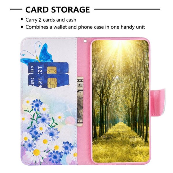 Wonderland Nothing Phone (1) flip case - Butterfly and Flowers Fashion