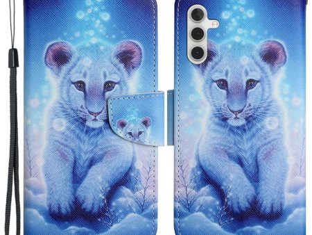 Wonderland Samsung Galaxy A25 flip case - Leopard Online