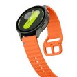 20mm Silicone Band Garminactive 5   Garmin vivoactive 5   Venu Sq Wave Design Watch Strap - Orange Fashion