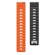 22mm Magnetic Strap Xiaomi Watch S4 Sport   Redmi Watch 5 Active Silicone Watch Band - Black+Orange Online Sale