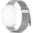 Apple Watch Series 41mm - 40mm - 38mm Metal Strap Watchband - Silver Hot on Sale