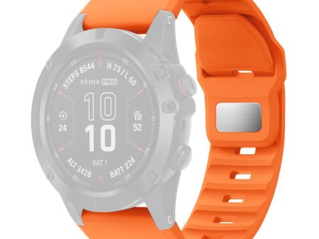 26mm Silicone Band Garmin Fenix 8 51mm   Enduro 3   Enduro 2 Quick Release Watch Strap - Orange Online