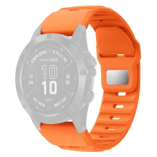 26mm Silicone Band Garmin Fenix 8 51mm   Enduro 3   Enduro 2 Quick Release Watch Strap - Orange Online