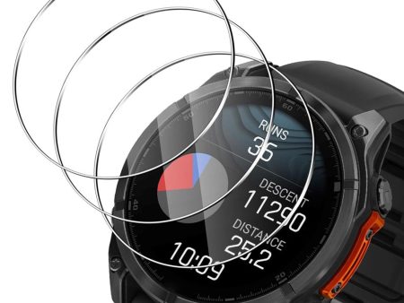 3-pack Garmin Fenix 8 51mm Screen Protector HD Clear Watch Screen Film For Sale