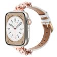 Apple Watch Series 49mm - 45mm - 44mm - 42mm Watchband - Rose Gold   White Hot on Sale