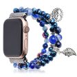 Apple Watch (45mm) unique blue crystal bead watch strap Online Hot Sale