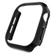 Apple Watch Series 10 46mm Case Matte Hollow Hard Bump Resistant Watch Protective Cover - Original Black For Sale