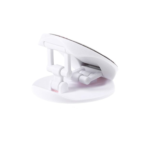 Universal round marble style foldable phone holder - Pink Marble on Sale