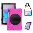 Samsung Galaxy Tab S6 X-Shape durable case - Rose Sale