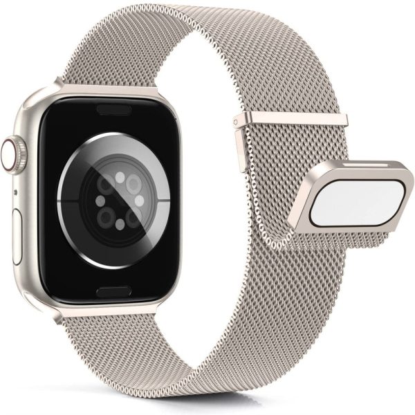 Apple Watch Series 49mm - 45mm - 44mm - 42mm Universal Magnetic Wrist Strap - Starlight Fashion