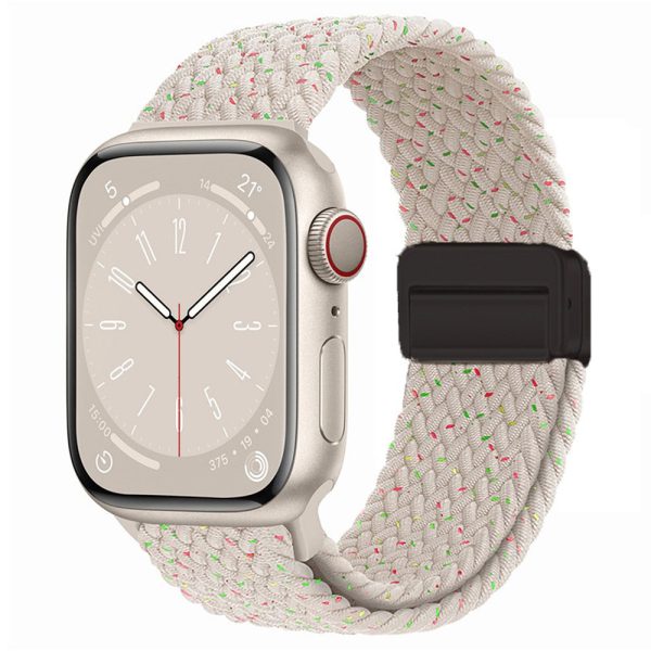 Apple Watch Series 49mm - 45mm - 44mm - 42mm Universal Watch Strap Nylon Wristband - Starlight Colorful Supply