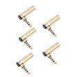 Universal 3.5mm Male to Female 90 degree audio adapter connector Supply