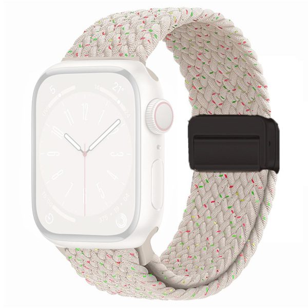 Apple Watch Series 49mm - 45mm - 44mm - 42mm Universal Watch Strap Nylon Wristband - Starlight Colorful Supply