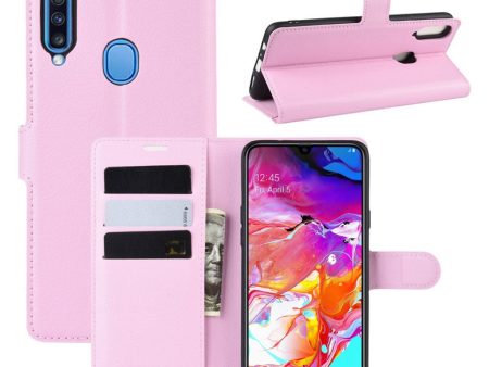 Alpha Samsung Galaxy A20s flip case - Pink Fashion