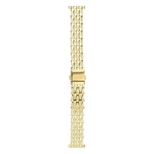 Apple Watch Series 41mm - 40mm - 38mm Universal Zinc Alloy Wrist Strap - Gold Discount