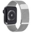 Apple Watch Series 41mm - 40mm - 38mm Universal Stainless Steel Watch Strap - Silver For Discount