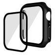 Apple Watch 40mm electroplating cover with tempered glass - Pink Online