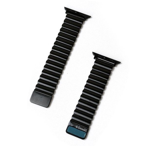 Apple Watch 49mm   45mm   44mm   42mm Wrist Strap Magnetic Watch Band - Black Online