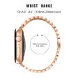 Apple Watch (41mm) five bead shiny rhinestone watch strap - Rose Gold   Rose   Rose Gold For Discount