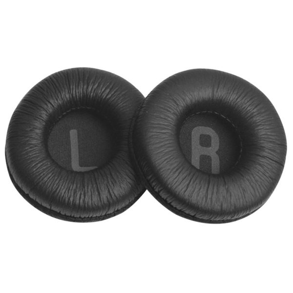 1 Pair Jabra Revo wrinkled leather earpads - Black Online now