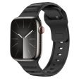 Apple Watch Series 49mm - 45mm - 44mm - 42mm Universal Fluororubber Watch Band - Black Online Hot Sale