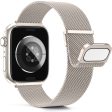 Apple Watch Series 41mm - 40mm - 38mm Universal Stainless Steel Watch Strap - Starlight Sale