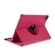 Rose Litchi Skin 360-degree Rotating Stand Cover with Elastic Band for iPad Air (2020 2022) and iPad Pro 11-inch (2018 2020 2021 2022) For Cheap