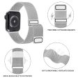 Apple Watch Series 49mm - 45mm - 44mm - 42mm Universal Magnetic Wrist Strap - Silver Cheap