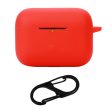 Marshall Motif II A.N.C. Earbuds Silicone Carrying Cover with Anti-Lost Buckle - Red Online