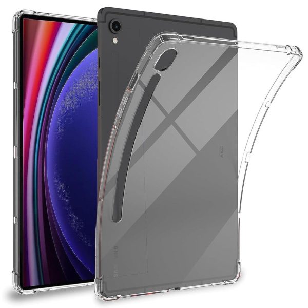 Transparent Silicone Cover for Samsung Galaxy Tab S9 with Reinforced Corners Online Hot Sale