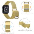 Apple Watch Series 49mm - 45mm - 44mm - 42mm Universal Magnetic Wrist Strap - Gold Online Sale