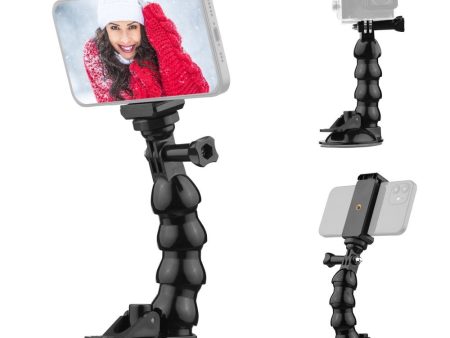 Universal flexible rotatable suction cup phone holder For Cheap