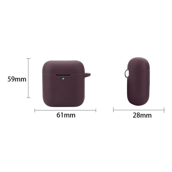 Marshall Minor IV Headset Case Silicone Portable Scratch-Resistant Cover with Buckle - Dark Red Hot on Sale