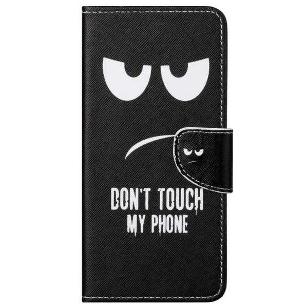 Wonderland Motorola Moto E30   E20   E40 flip case - Don t Touch My Phone For Sale