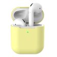 Apple Airpods silicone charging case - Yellow Online Sale