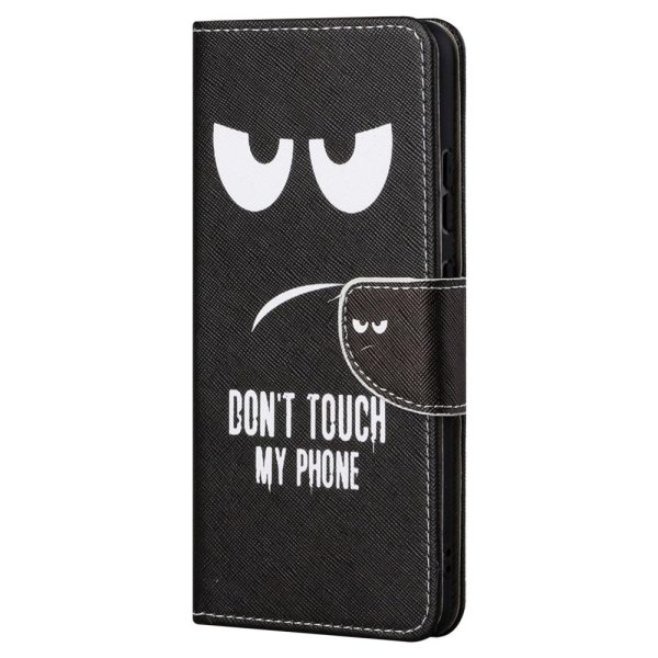 Wonderland Motorola Moto E30   E20   E40 flip case - Don t Touch My Phone For Sale